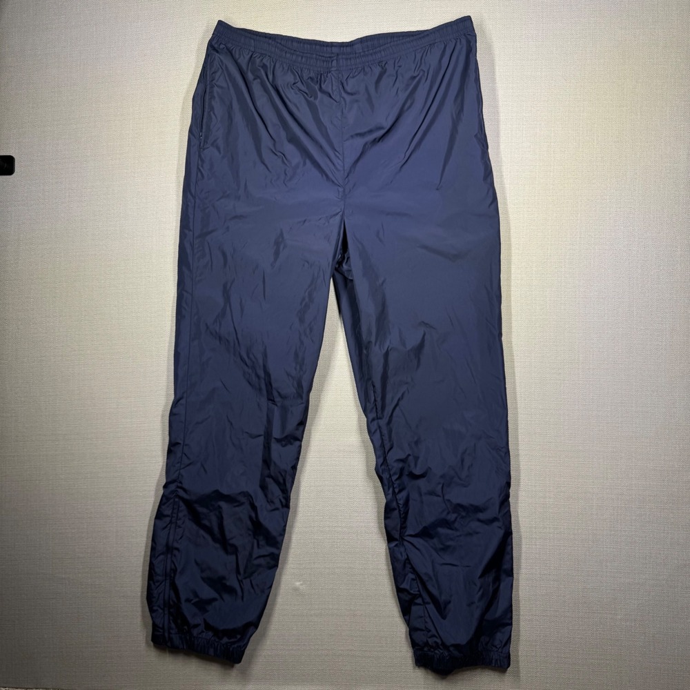 Vintage Lauren Ralph Lauren Womens Track Pants Navy Blue Green Tag Size Medium